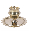 Gold Metal Incense Stand